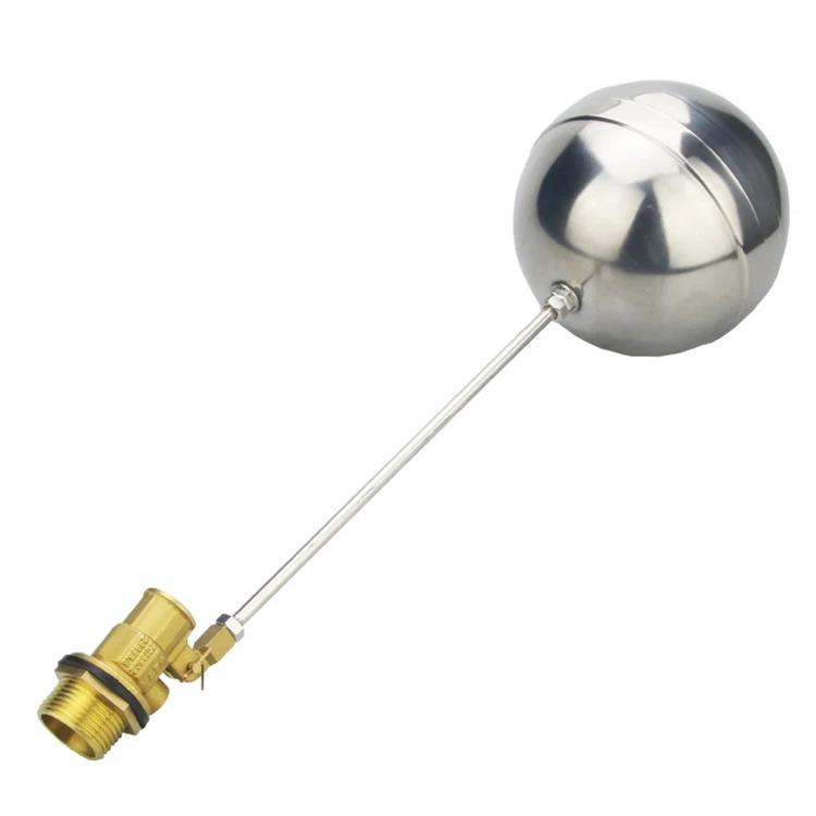 level switches operated threaded connection 15mm water tank floating brass ball valve 1/2