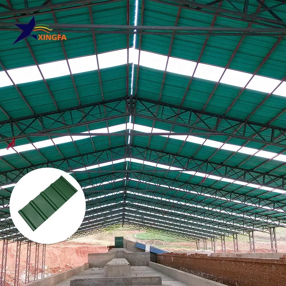 Good quality waterproof construction material asa pvc roofing tile
