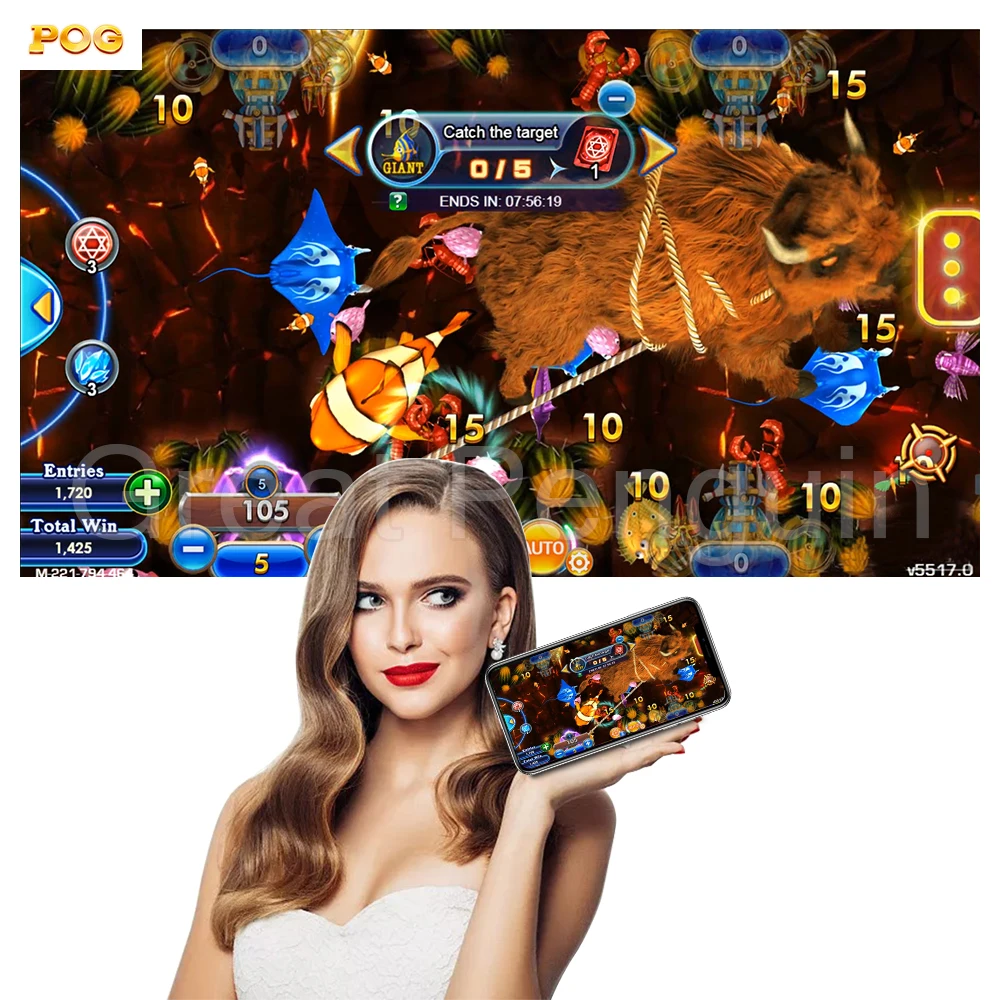 POG Fire Kirin Fish игровой ультра Монстр одиночный игрок мобильный рыбный Охотник казино игры в азартные игры онлайн