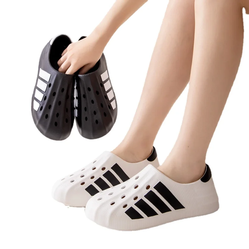 Four Bars 2023 fashion New Style Beach Eva Garden Shoes and Muller clogs Slide Foam Runners Men Women  children Garden shoes