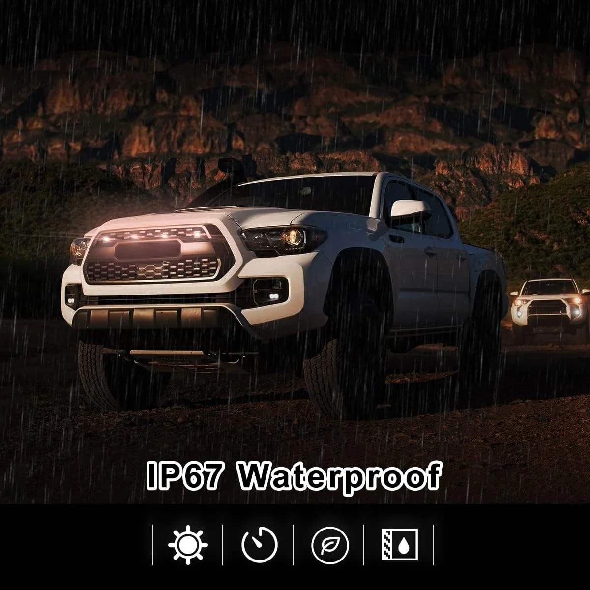 Gobison Factory Wholesale Price RGB TRD Grill Light For TOYOTA Tacoma 2016-2023 Grill Light