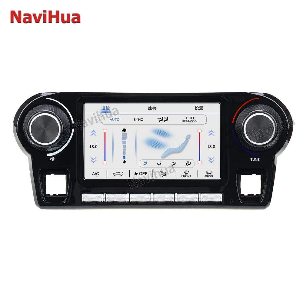 Navihua New Type AC Control Air Conditioning Panel Digital Climate Switch LCD Touch Screen for Toyota Rav4 2020 2024 Auto Stereo