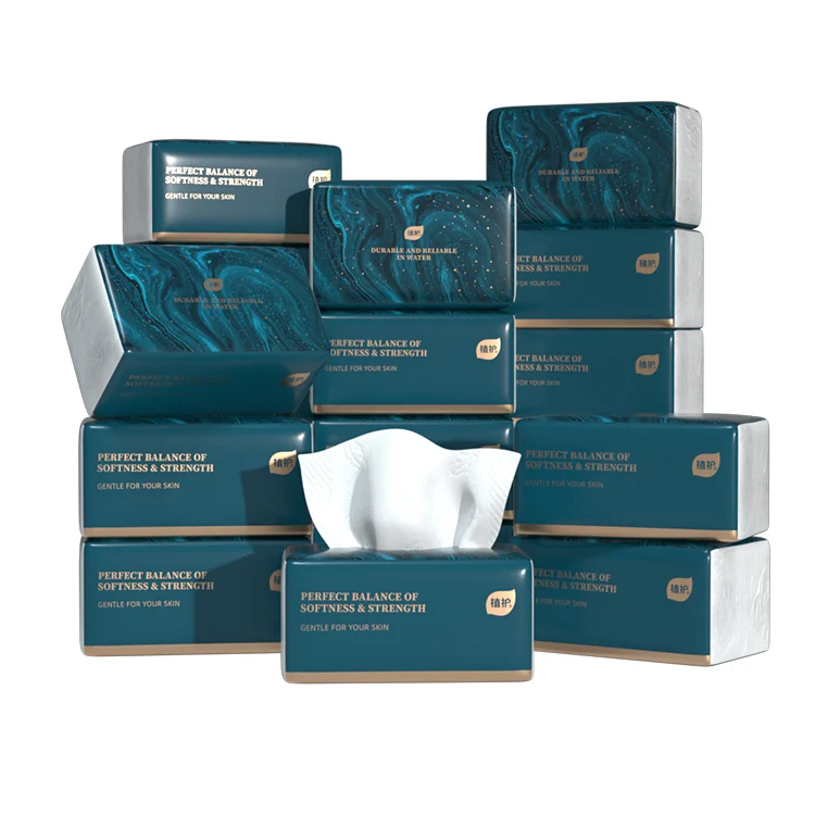 Оптовая продажа от производителя, Высококачественная Экологически чистая салфетка для лица, туалетная бумага