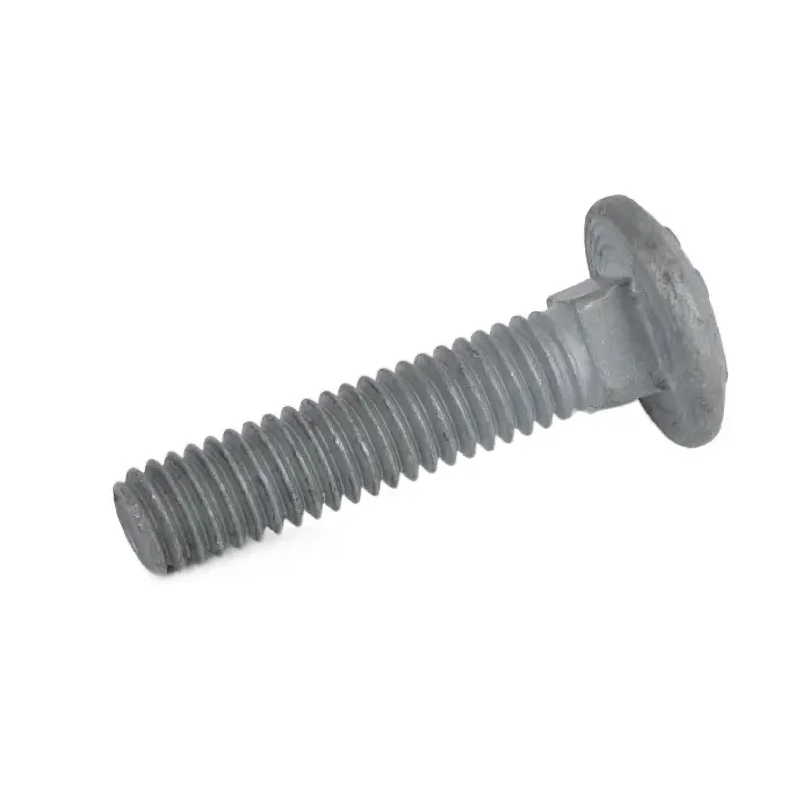 DIN603 mushroom head square neck hot-Dipped Galvanized high tensile carriage bolt M4 M6 M8 Bolts