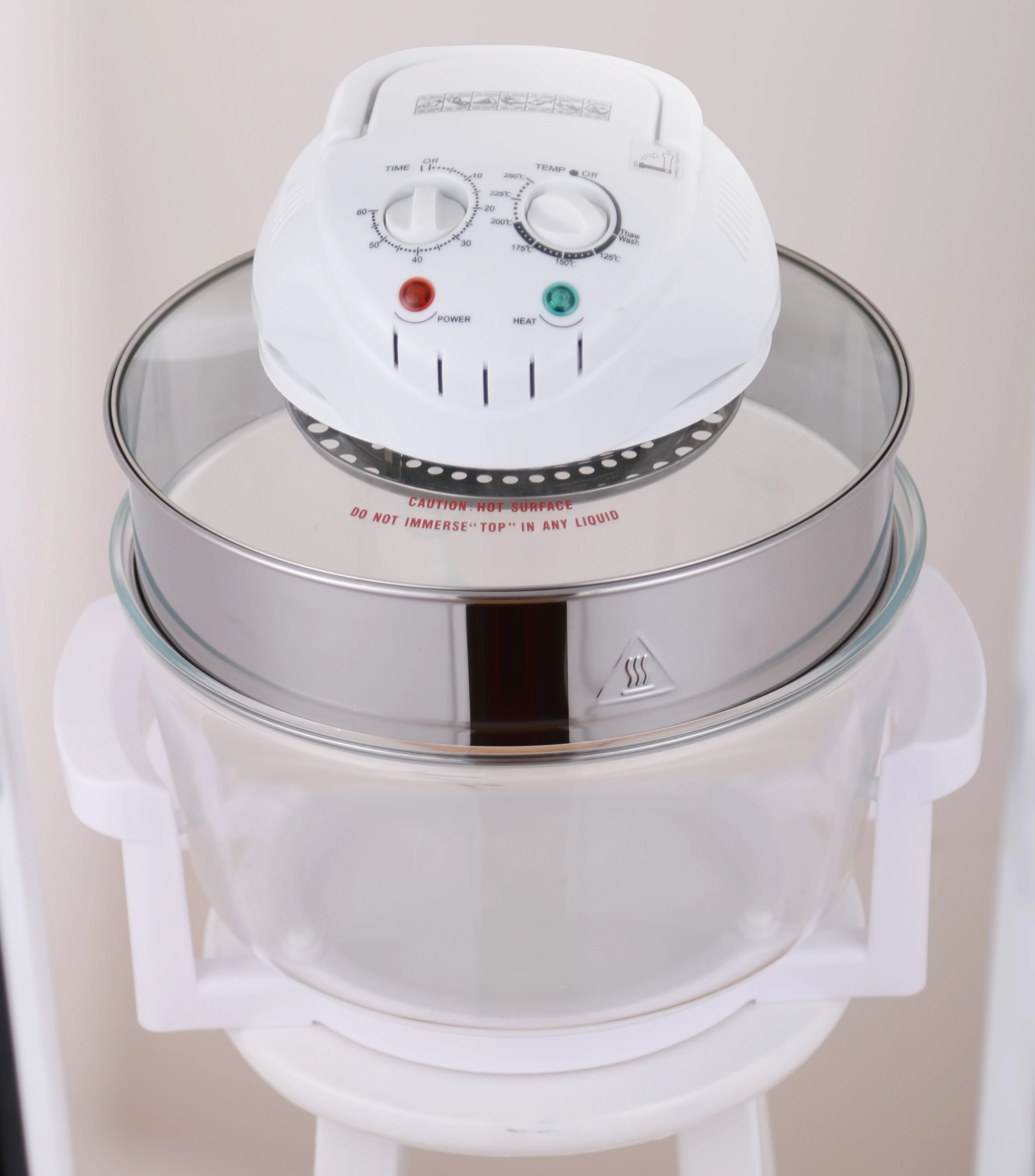 220V 1200W 12L Halogen Oven Cooker Toaster Convection Countertop Infrared Visual Tabletop Oven Halogen Oven