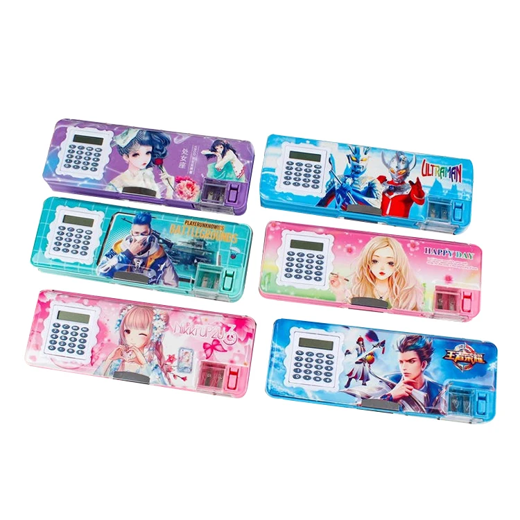 Manufacturer Hot Selling Cheap Good Quality New Design Custom Logo Cartoon Plastic Pencil Case