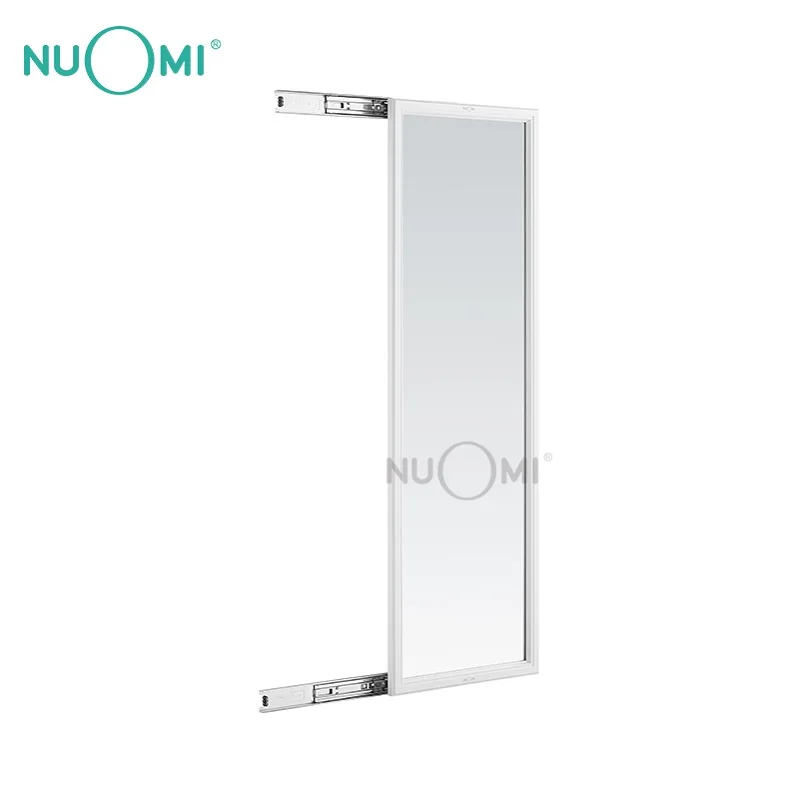 NUOMI 90 Degree Full-Length Pull Out Mirror Rack Wardrobe Mirror Mirrored Wardrobe