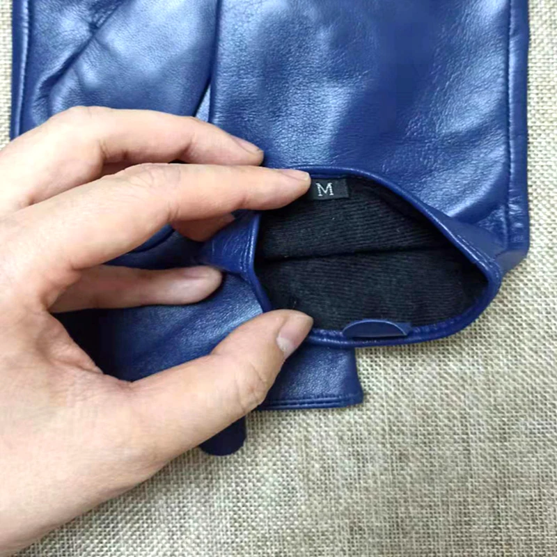 Новинка 2021, популярный товар, лидер продаж, теплая Повседневная модная кожаная перчатка