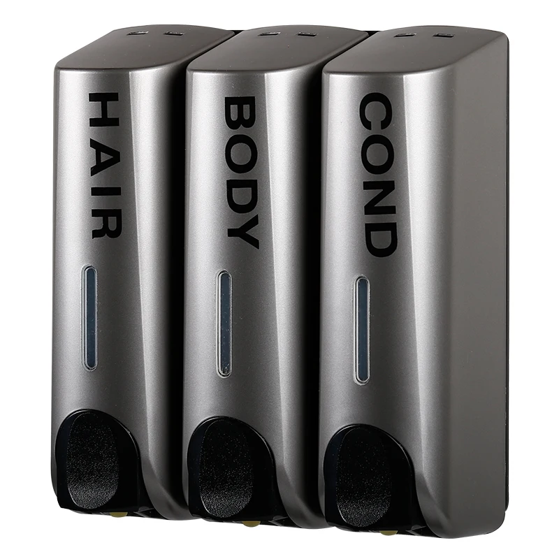 Free Sample Silver Dispenser Hand Soap Dispenser Triple Plastics Soap Dispenser