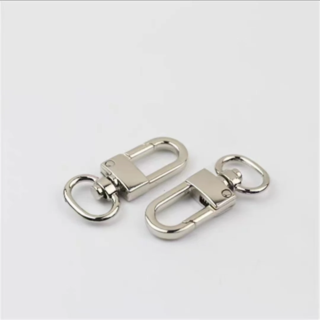Custom multi-color luggage handbag leather hardware accessories dog buckle connection buckle