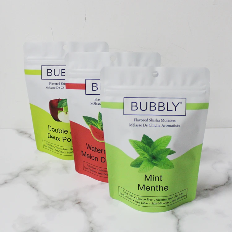 Customized Logo Packing Mylar Bag for Cake Energy Bar Cookies Chocolate Candy Middle Sealed Edible Food Package Pouch