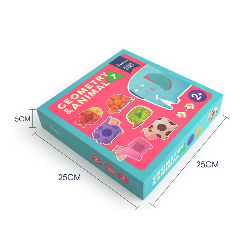 
Mideer Children Educational Cartoon Animal Puzzle Games Toys 
