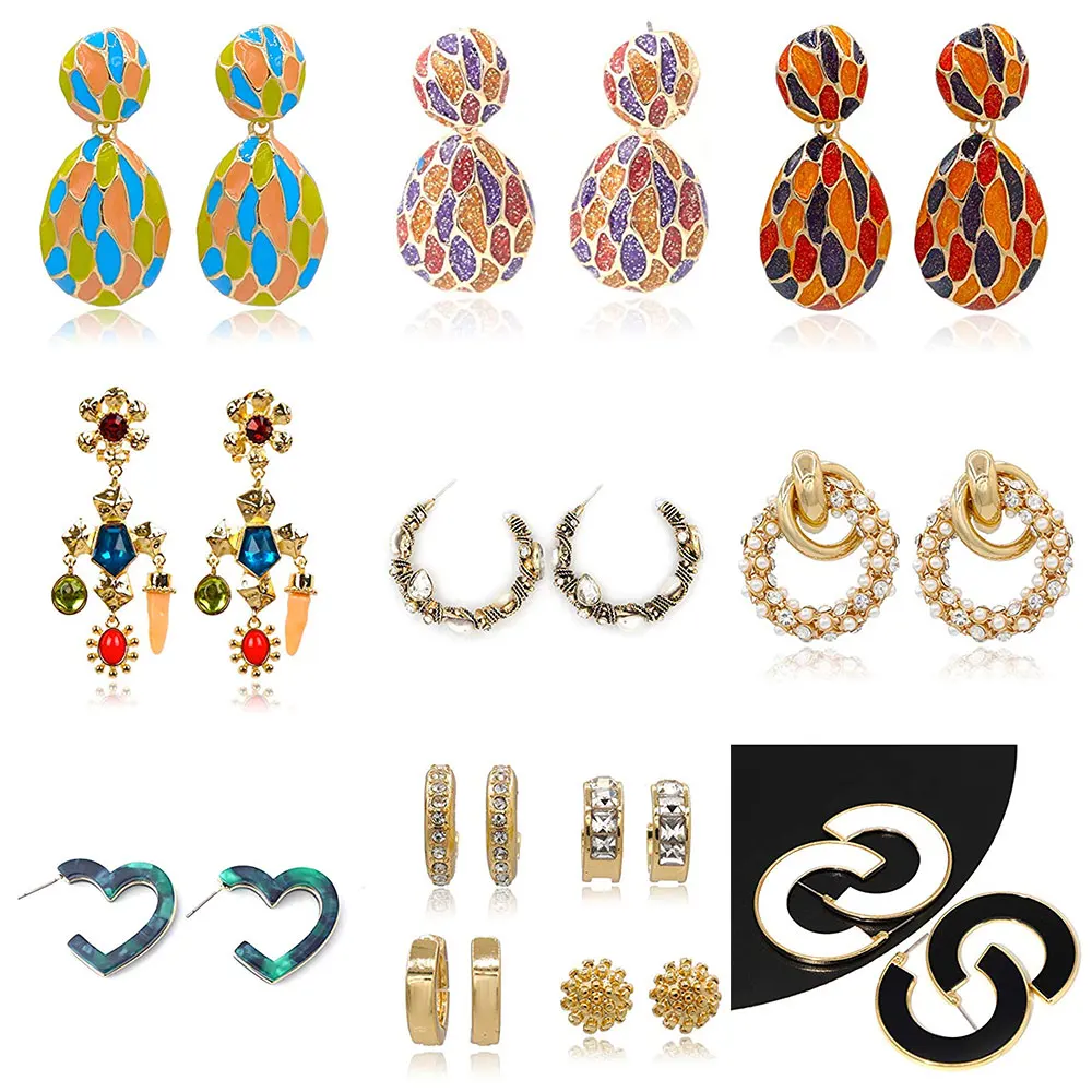 Free Sample Trendy Earrings&Necklace Women Jewelry Sets Only for U.S. customers And Limited purchase of 1 pieces