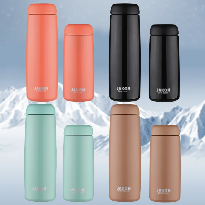 2021 280/380ML New Style Stainless Steel Water Bottle Brief Double Wall Insulated Thermos BPA Free Vacuum Flask Portable
