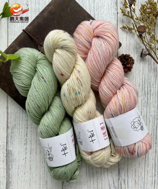 wholesale hand DIY super chunky 100% merino wool yarn for circular knitting