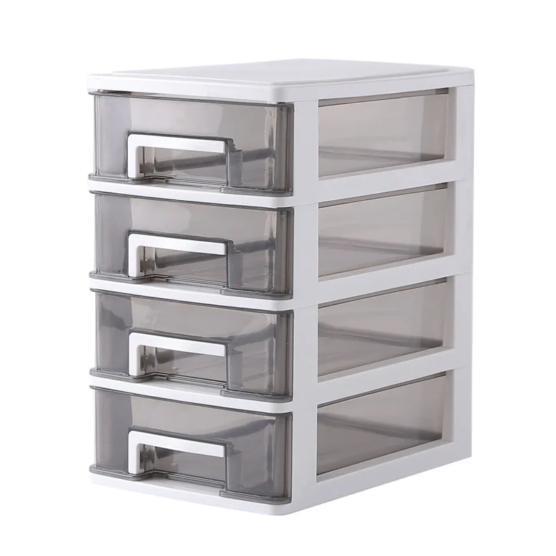 Desktop Mini Cosmetic Divider Household Storage Organizers Custom Plastic Table Drawers Cabinets Office Storage