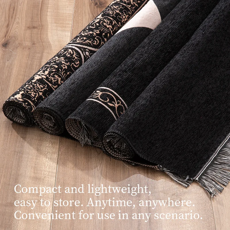 Fast delivery carpet prayer travel prayer rug islam with compass prayer met For Wholesales