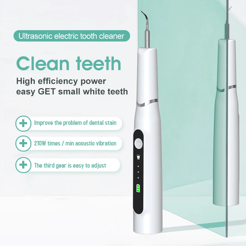 AOOTOY  Electric Smart Tooth Cleaner  Stains Calculus Remover Dental Care Tools Electric Tooth Cleansing Device