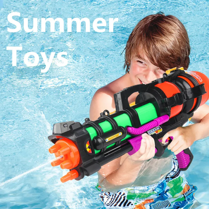 Wholesale kids outdoor toy pistol kids play water park water plastic bullet blaster spray gun toys