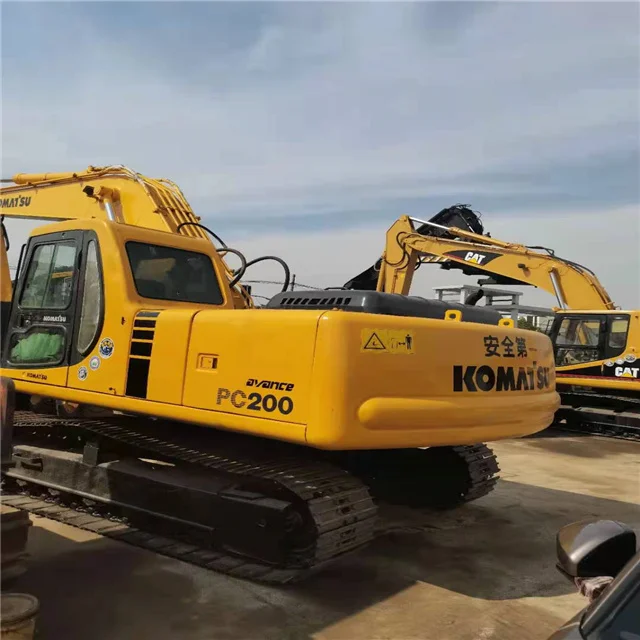 used  crawler excavator  PC200-6 in stock construction machine cheap price good quality hot sale high performance japan imported