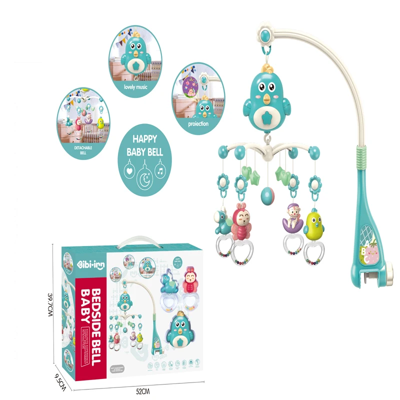 baby musical mobile toys with projection