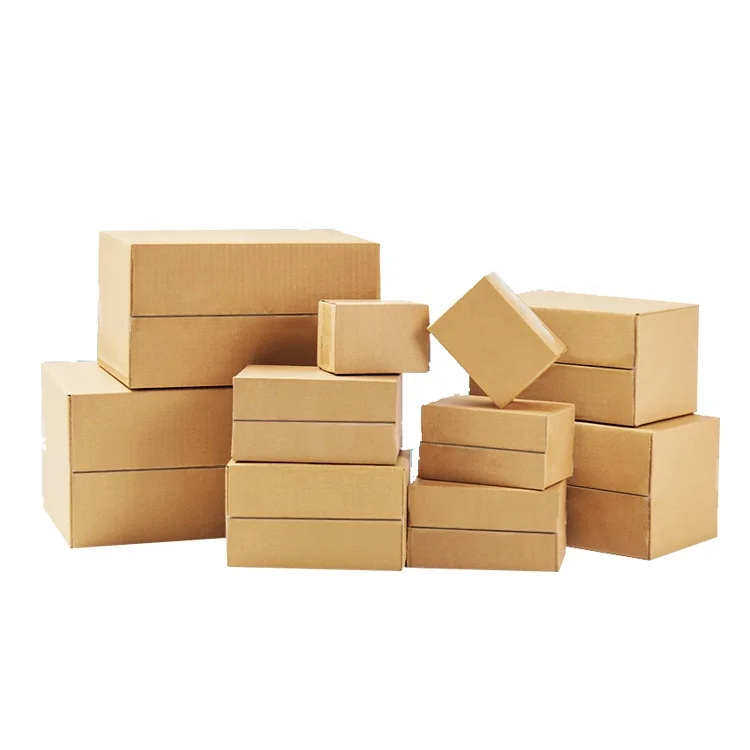 Custom Cardboard Shipping Recycled Pure Color Packaging Shipping Mailer Large Quantities Boxes