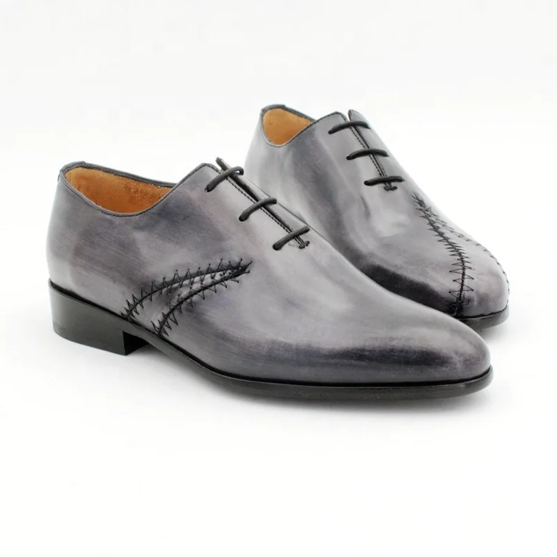 
Cie Ox726 ботинки ручной работы по индивидуальному заказу Блейк Прошитые Туфли-оксфорды; Кожаные модельные туфли; Для мужчин 