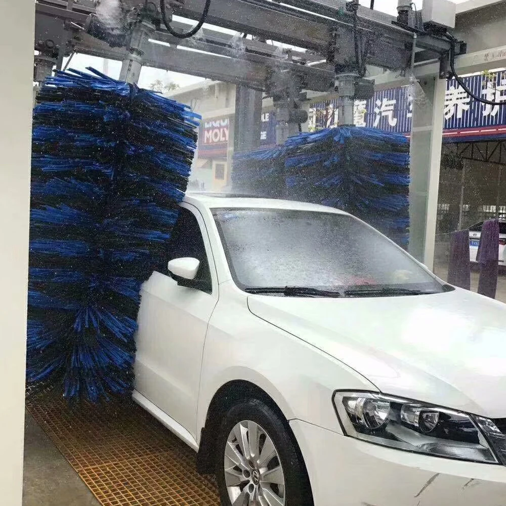 Risense full automatic tunnel car wash CC-690 tunnel automatic car wash brush auto machine with air dryer