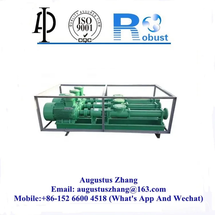 G Sanitary High Viscosity Liquid Positive Displacement Rotary Progressive Cavity Single Screw Mono Pump with Hopper