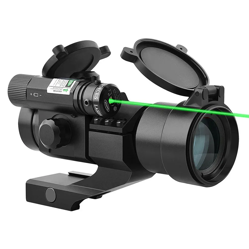 Оптовый завод по индивидуальному заказу OEM 1x30 Телескопический точечный прицел зеленый красный алюминиевый 20 мм лазер 1 МВт Максимальная выходная мощность 30