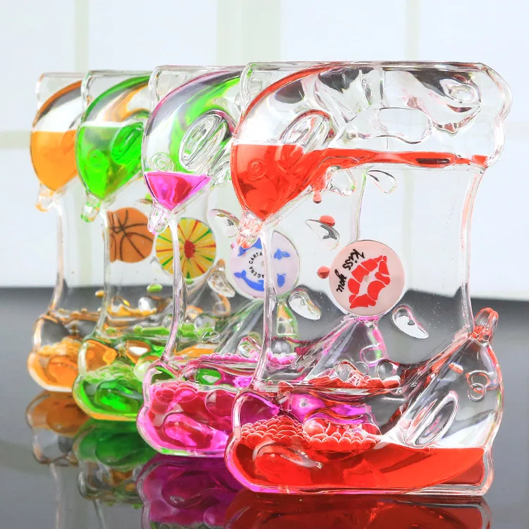 Жидкий пузырьковый таймер для сенсорных игр игрушка-антистресс украшение стола