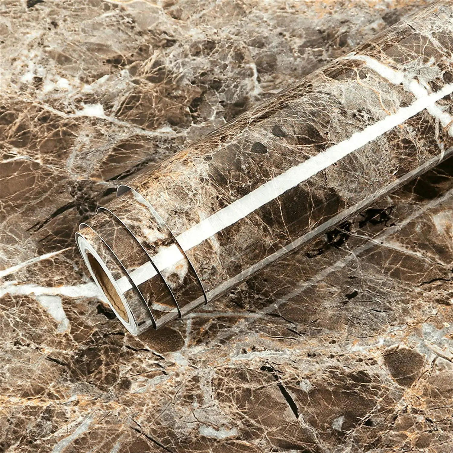 Marble Pattern Black Living Room Wallpaper Roll Wall Paper Rolls for Kitchen Living Room and Furniture Decoration