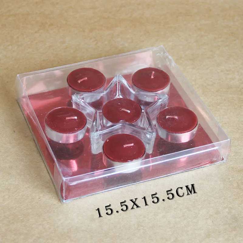 Custom Label Luxury High Quality Tea Light Candle Gift  Promotion Scented Colorful Tealight Candle