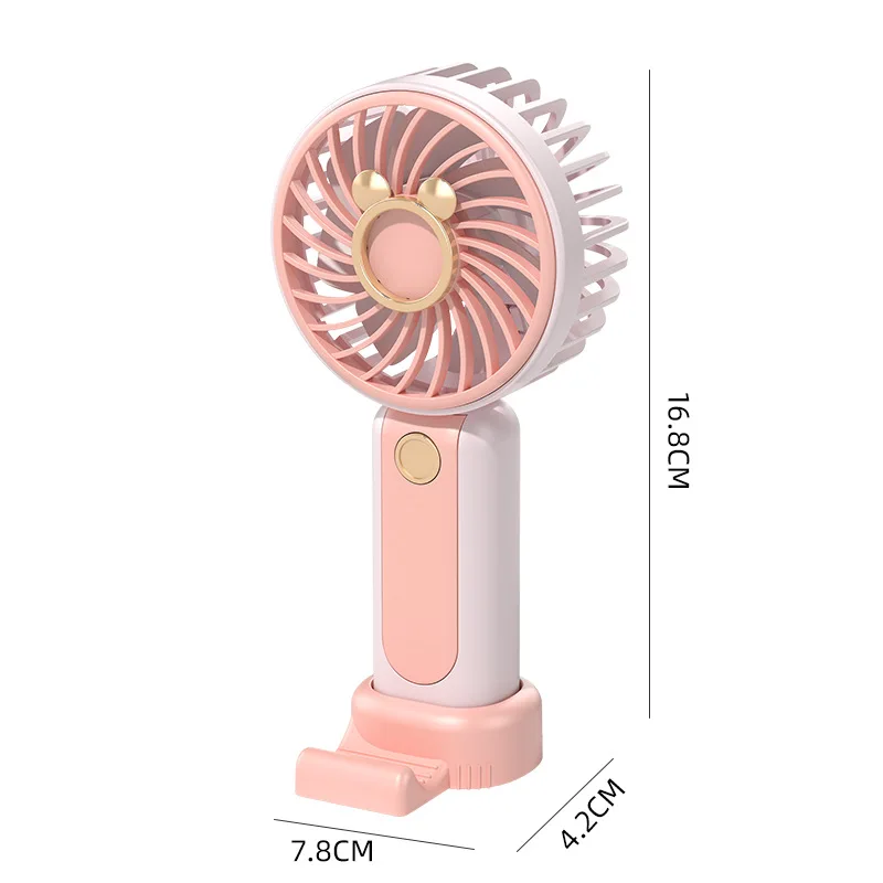USB Mini Handheld Fan Portable Folding fan Long Battery Life Portable Handheld Mini Fan for Summer