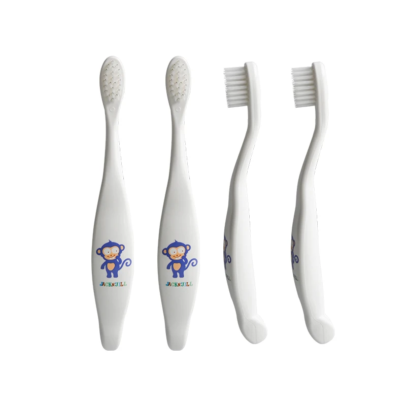 Cartoon  Eco-Friendly  Biodegradable Zero Waste Kids Toothbrush 100% Corn Starch Toothbrush With bamboo Bristles