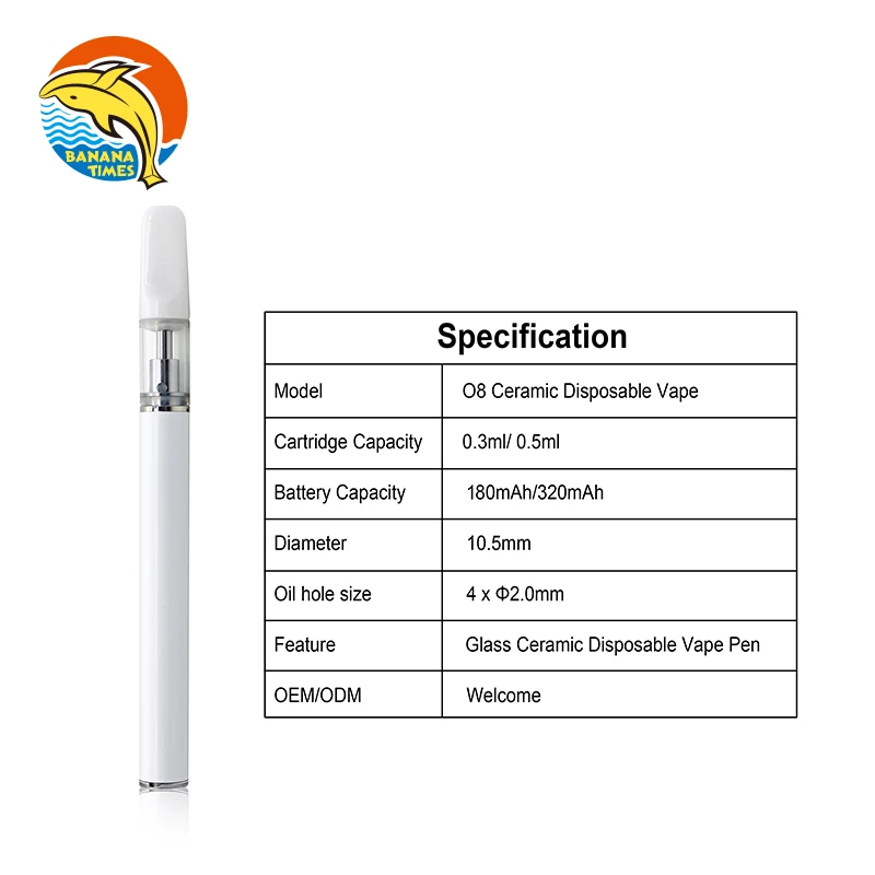  Китайский завод по производству электронных сигарет 0 5 мл 1 cbd Vape pen 510 аккумулятор с резьбой и