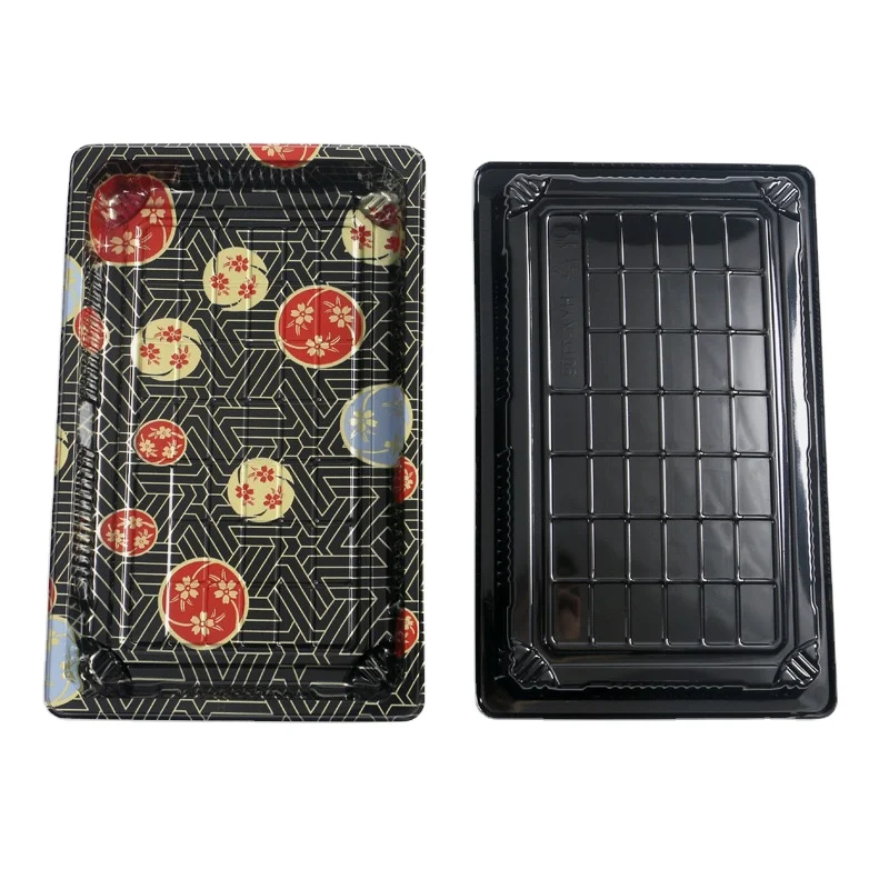Disposable Japanese Sushi Boat Plastic Food Container Sushi Container