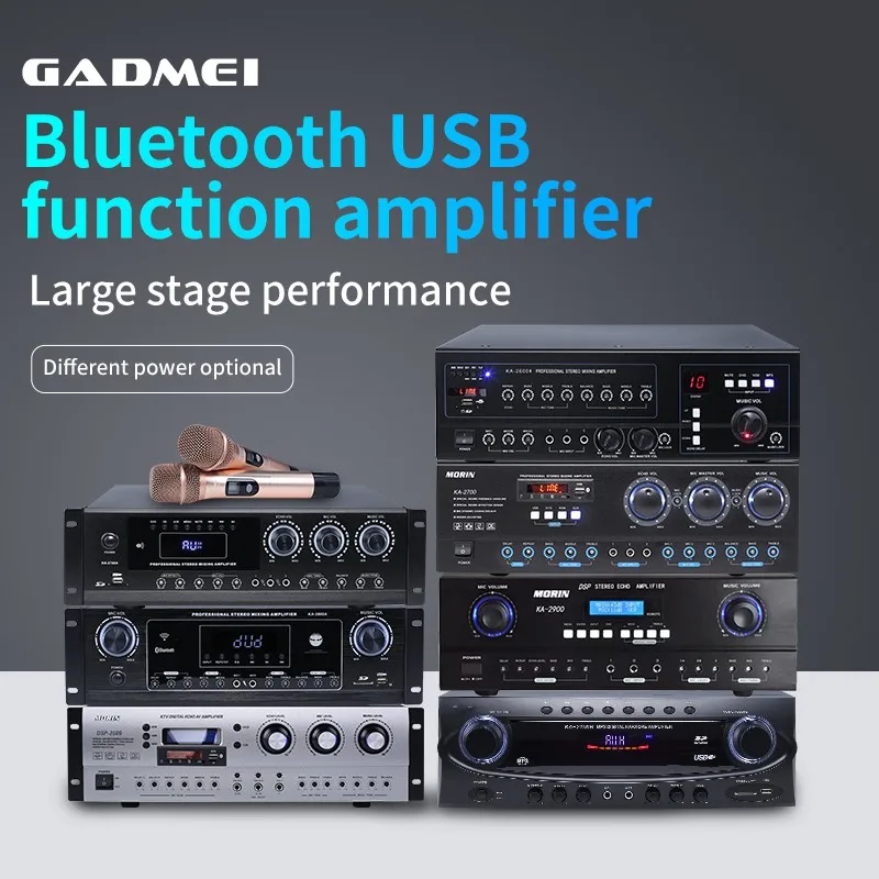 4 channel 800W digital high power professional dsp amplifiers and speakers power mixer