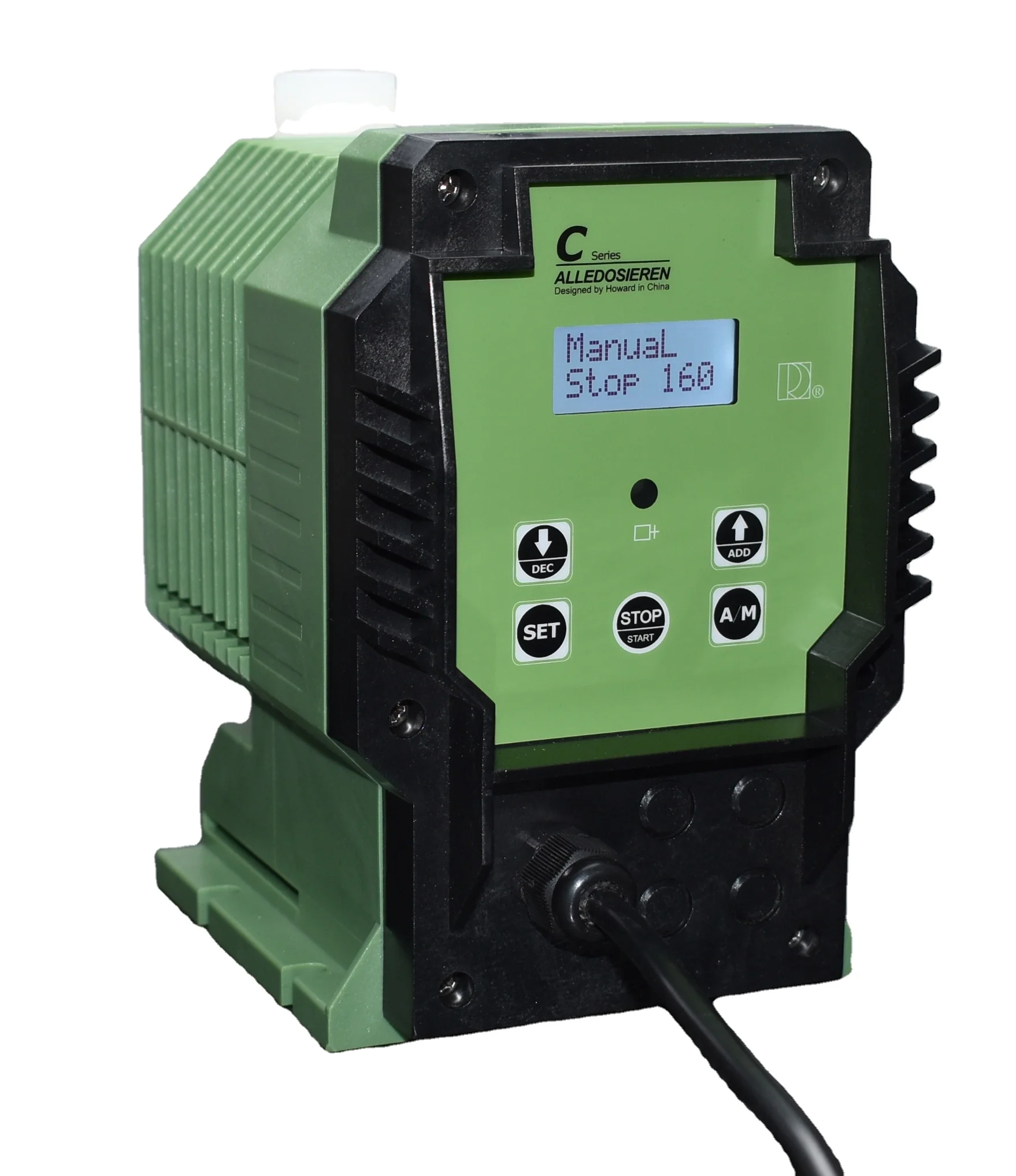 Solenoid dosing pump 110 V AC with 4-20 mA input and step input