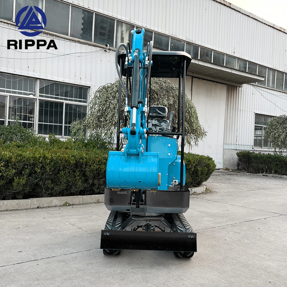 Мини-экскаватор Rippa на 1 2 тонн маленький экскаватор мини-экскаватор гидравлический микроэкскаватор