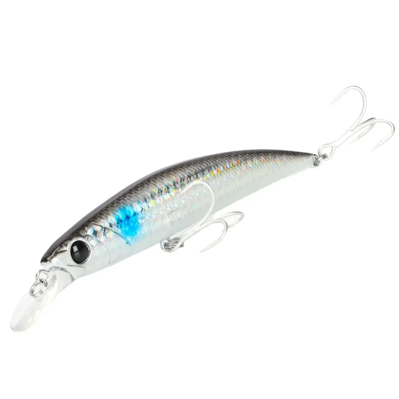 Sinking Minnow Hard Fishing Lure DW77 110mm 22g Range 0.8-1.2m Large Trout Pike Seabass Jerkbait River Fishing Baits