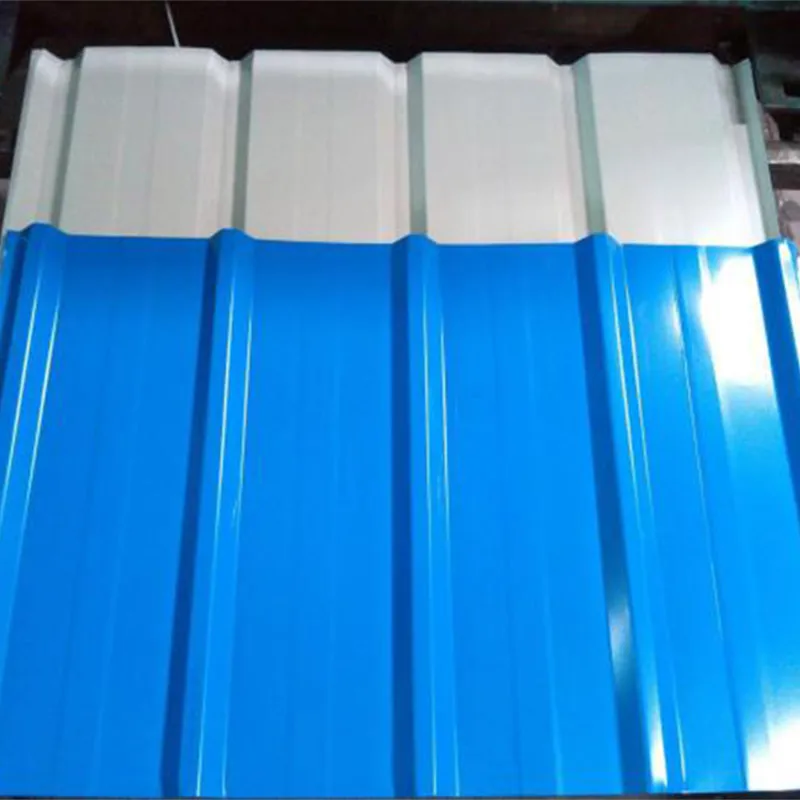 Zinc coated hot dipped prepainted 4x8 22 gauge corrugated roofing sheet galvanized