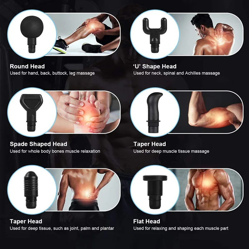 202. Vibration Body Small Sport Massagers Gun Portable Fascia Gun Body Masajeador Corporal Electric Mini Massage Gun