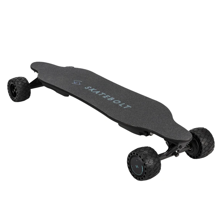 
Most Popular SKATEBOLT Cheap Breeze II off road 4 wheel dual moter offroad long board 36V6AH import battery Electric Skateboard 
