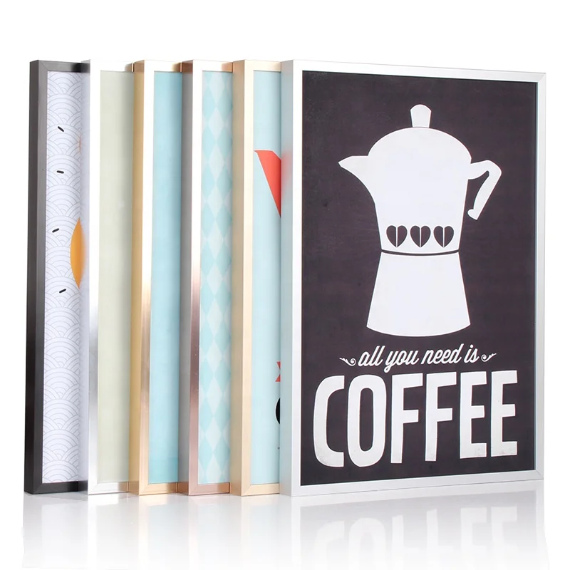 
Mass customization christmas snowman aluminum poster photo picture interior advertising frame 