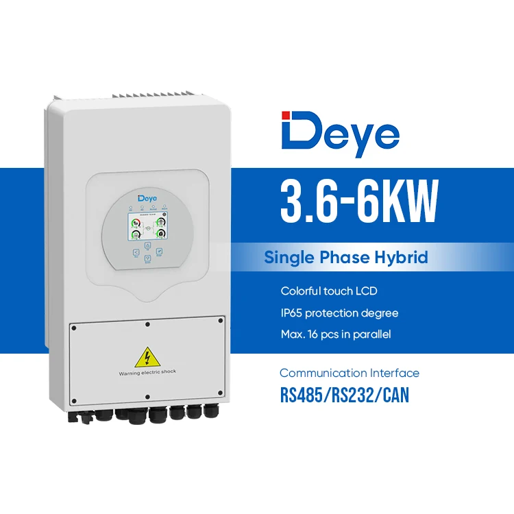 Deye Inverter SUN-3.6K-SG03LP1-EU 3.6kw 5kw 6kw Single Phase Solar Inverter With 2 MPPT For Solar System