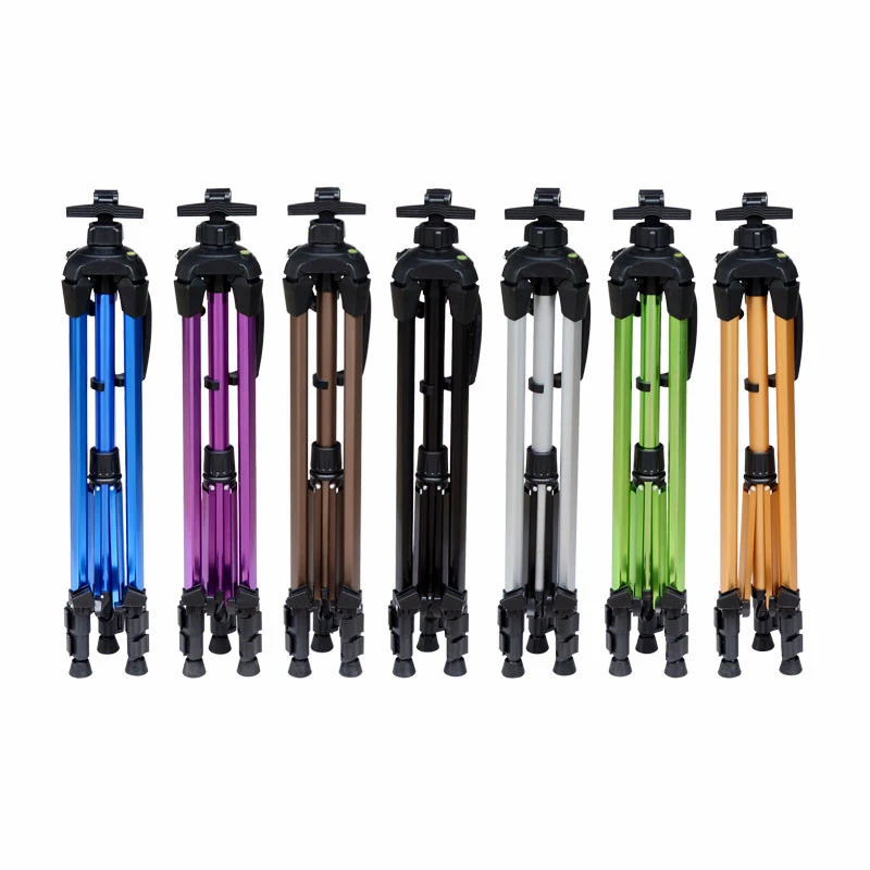 Panwenbo Wholesale Hand-Cranked Folding Easel Portable Colourful Metal Aluminium Easel Sketch Tripod Easel