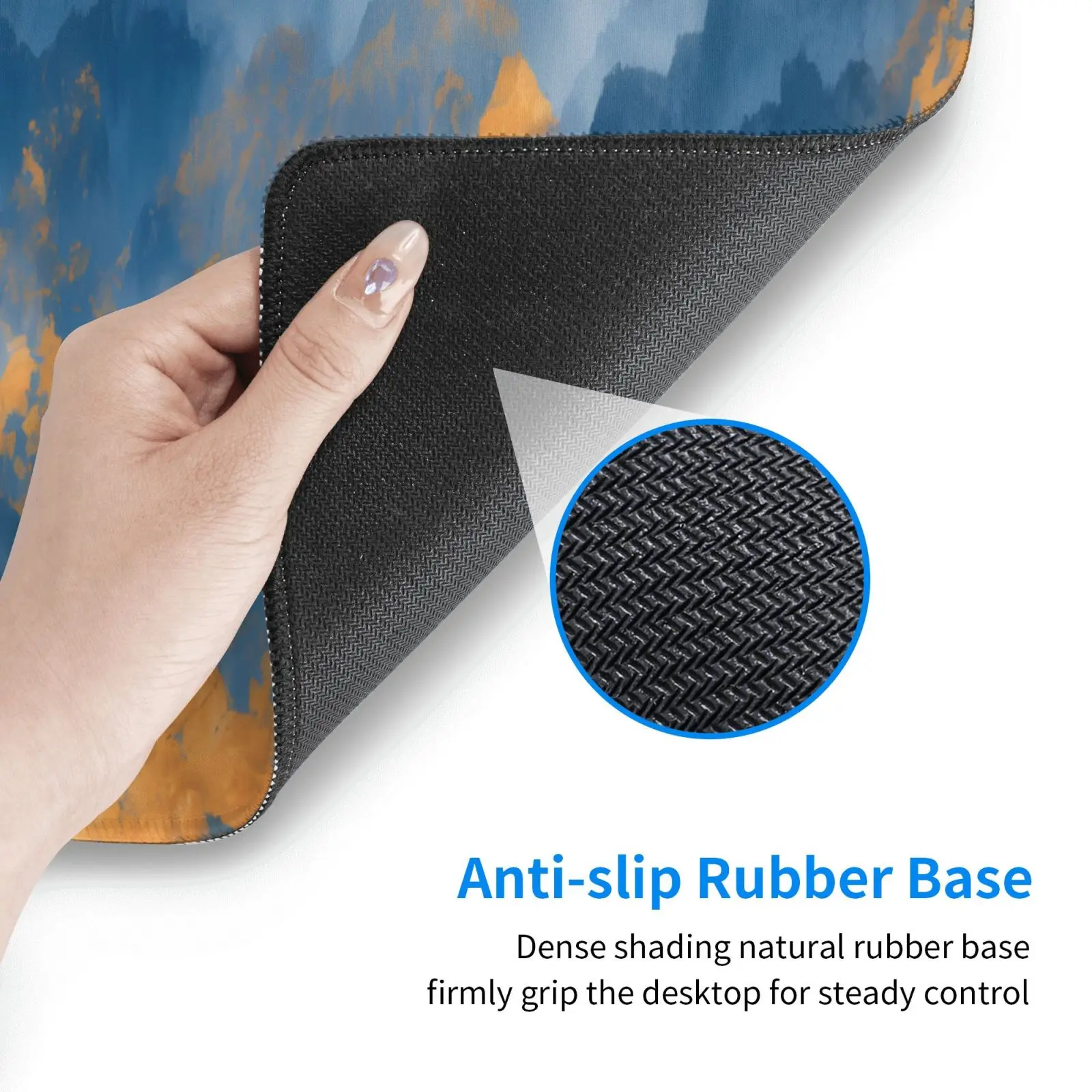 Personalized Logo Printed Waterproof Mouse Pad Rubber Gaming Mousepad Computer Mouse Mat Keyboard Pads Custom Made