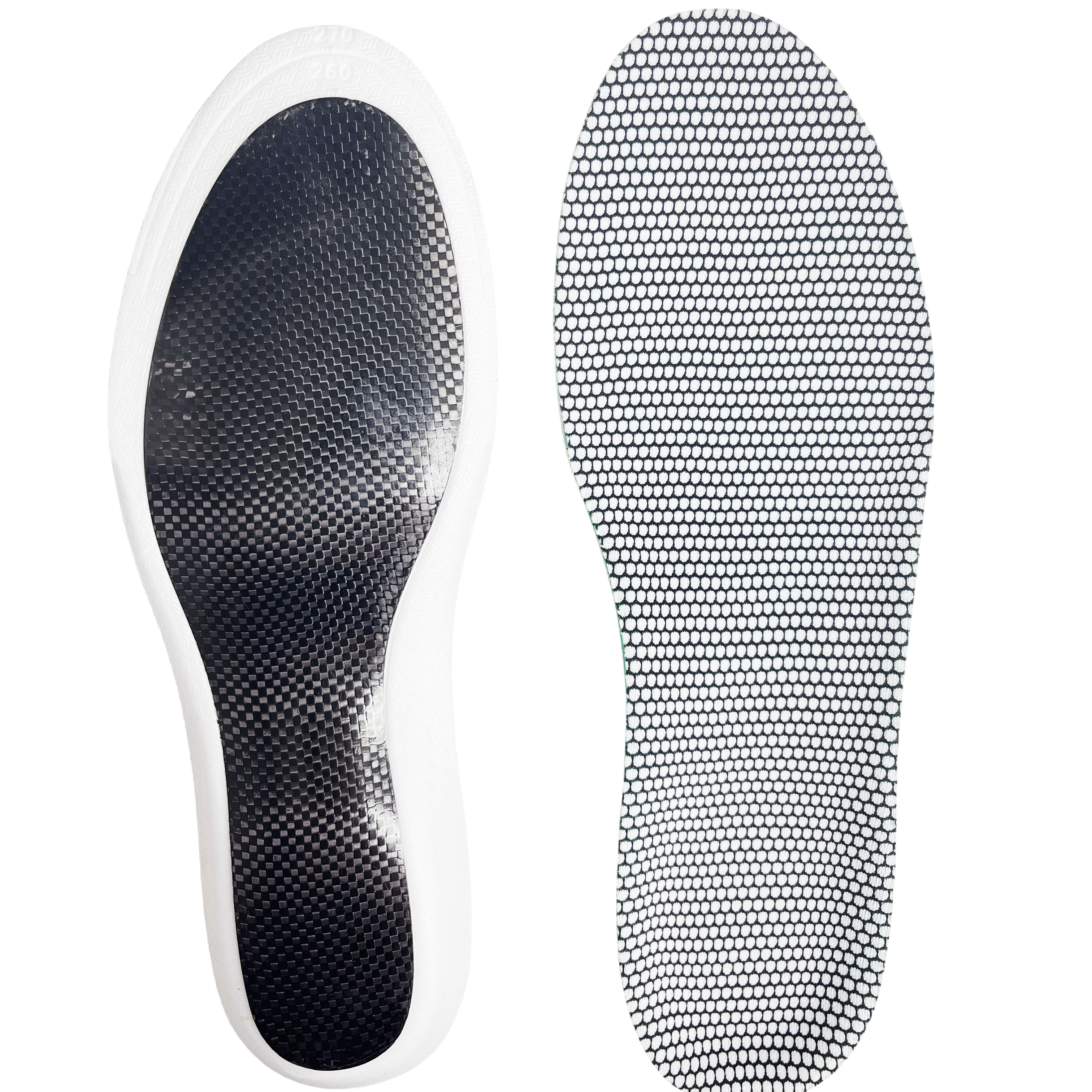 customized logo carbon fiber insole sports comfort insoles basketball running athlete carbon fiber insoles