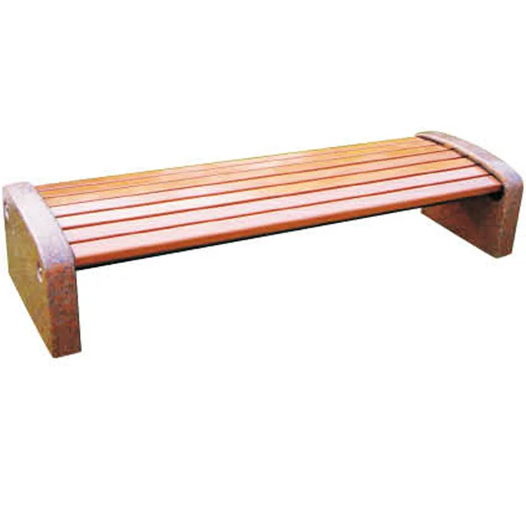 Hot sales oem wood plastic composite slats chair bench recycled outdoor furniture with factory sale